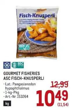 Metro Gourmet Fisheries ASC Fisch-Knusperli Angebot