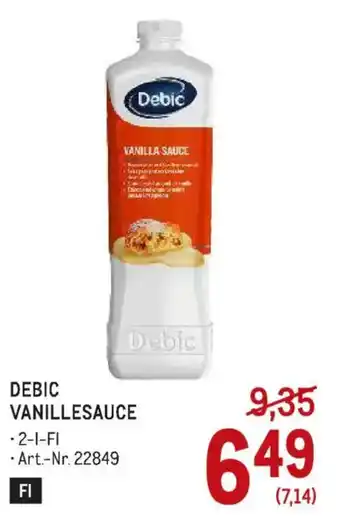 Metro Debic Vanillesauce Angebot