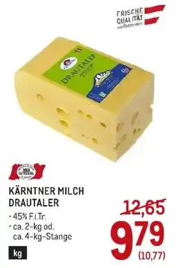 Metro Kärntner Milch Drautaler Angebot