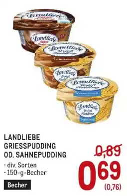 Metro Landliebe Griesspudding Angebot