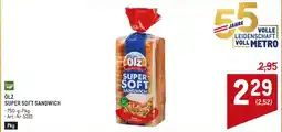 Metro Ölz Super Soft Sandwich Angebot
