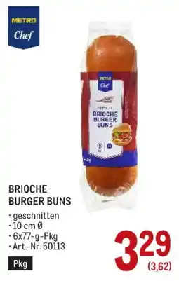 Metro Metro Chef Brioche Burger Buns Angebot