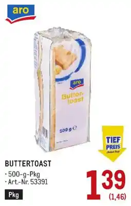 Metro aro Butter-toast Angebot