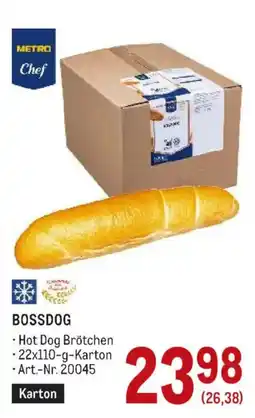 Metro BOSSDOG Hot Dog Brötchen Angebot