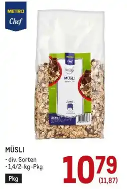Metro Metro Chef Müsli Angebot