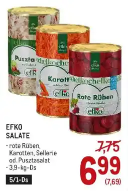Metro EFKO SALATE Angebot