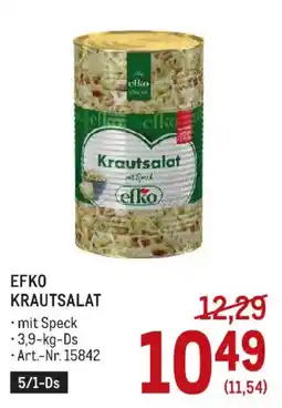 Metro EfkO Krautsalat Angebot