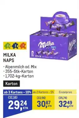 Metro Milka Naps Angebot
