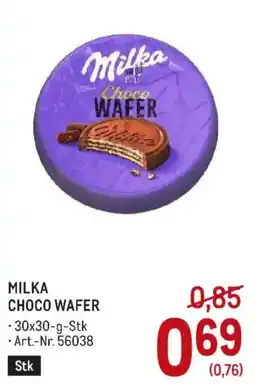 Metro Milka Choco Wafer Angebot