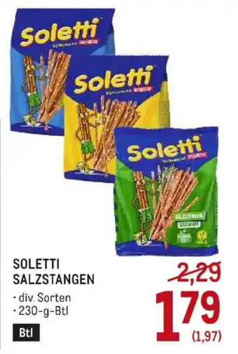 Metro Soletti Salzstangen Angebot