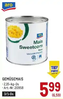 Metro aro Mais Sweetcorn Angebot