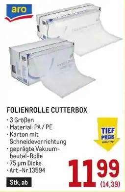 Metro Folienrolle Cutterbox Angebot