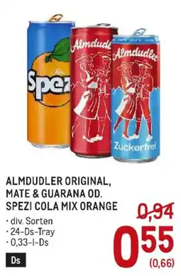 Metro Almdudler Original Angebot