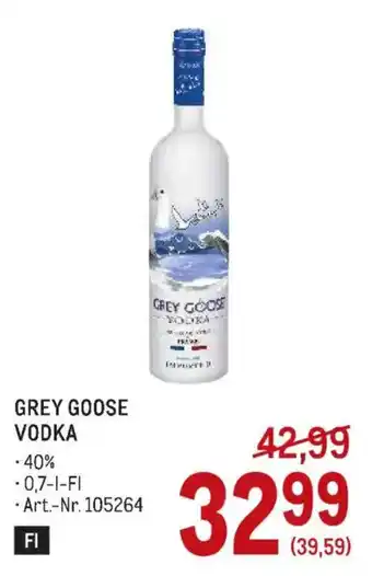Metro Grey Goose Vodka Angebot