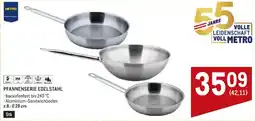 Metro Pfannenserie Edelstahl Angebot