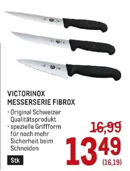 Metro Victorinox Messerserie Fibrox Angebot