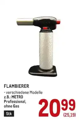 Metro Flambierer Angebot