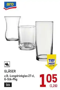 Metro aro Gläser Angebot