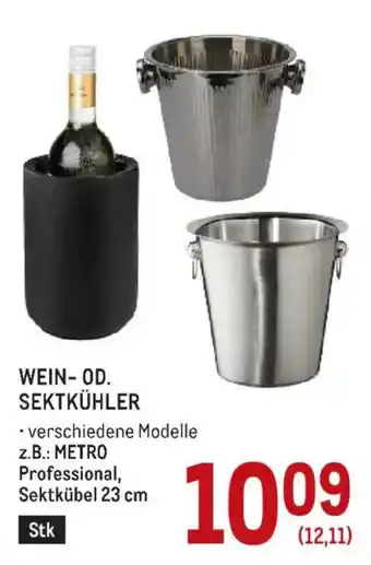 Metro WEIN- OD. SEKTKÜHLER Angebot