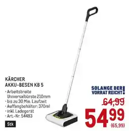 Metro Kärcher Akku-Besen KB 5 Angebot