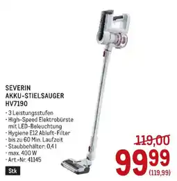 Metro Severin Akku-Stielsauger HV7190 Angebot
