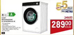 Metro Sharp Waschmaschine ES-NFA814BW1NA-DE Angebot