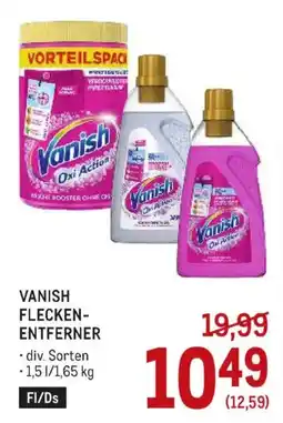 Metro Vanish Flecken-Entferner Angebot