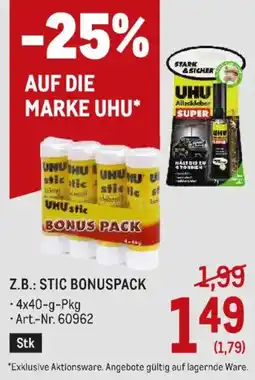Metro UHU Stic Bonuspack Angebot