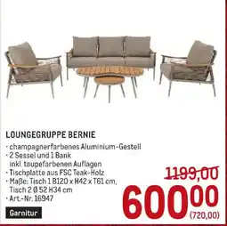 Metro Loungegruppe Bernie Angebot