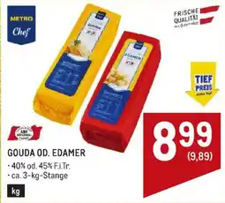 Metro Gouda od. Edamer Angebot