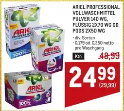 Metro Ariel Professional Vollwaschmittel Angebot