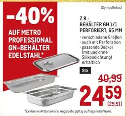 Metro Metro Professional GN-Behälter Edelstahl Angebot