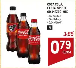 Metro Coca Cola, Fanta, Sprite od. Mezzo-Mix Angebot