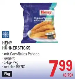 Metro HENY HÜHNERSTICKS Angebot
