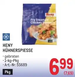 Metro HENY HÜHNERSPIESSE Angebot