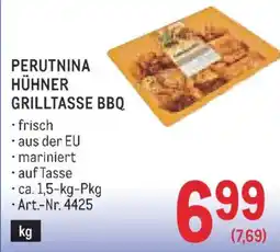 Metro Perutnina Hühner Grilltasse BBQ Angebot