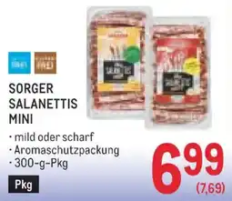 Metro Sorger Salanettis Mini Angebot