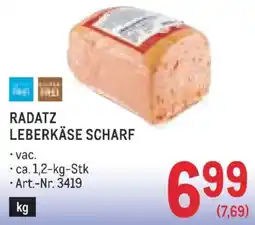 Metro Radatz Leberkäse scharf Angebot