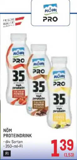 Metro Nöm Proteindrink Angebot