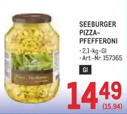 Metro Seeburger Pizza-Pfefferoni Angebot