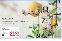 Metro Roku Japanese Gin Angebot