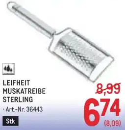 Metro Leifheit Muskatreibe Sterling Angebot