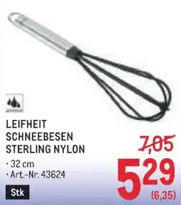Metro Leifheit Schneebesen Sterling Nylon Angebot