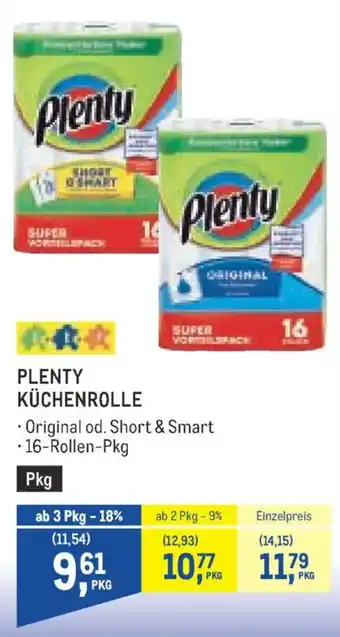Metro Plenty Küchenrolle Angebot