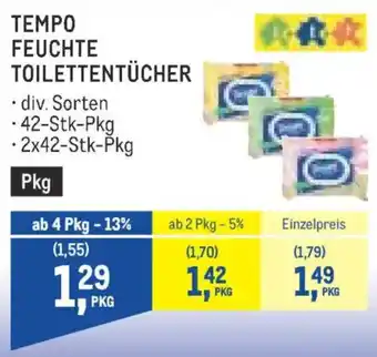 Tempo Feuchte Toiletten­tücher