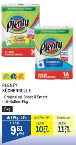 Metro Plenty Küchenrolle Angebot
