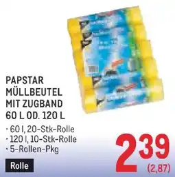 Metro Papstar Müllbeutel Angebot
