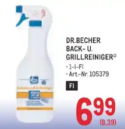Metro Dr. Becher Back- und Grillreiniger Angebot