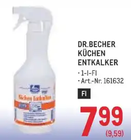 Metro Dr. Becher Küchen Entkalker Angebot