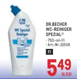 Metro Dr. Becher WC-Reiniger Spezial Angebot